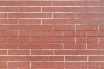 Red brick wall as background