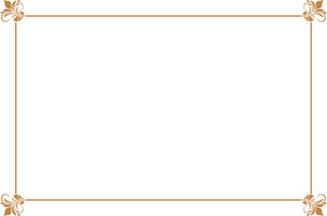 Elements of ornate vintage frames. Border gold on white classic calligraphy swirls, floral motifs. Design print for greeting cards, wedding invitations, restaurant menu, royal certificates. Set 396
