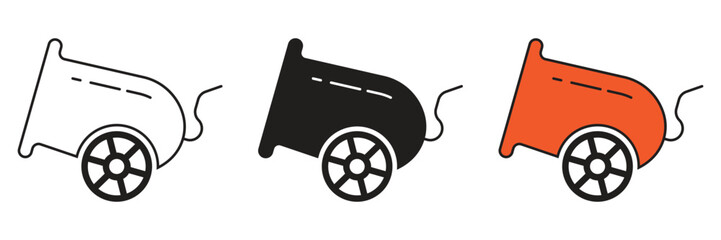 Cannon is a large artillery weapon, historically and currently used for launching heavy projectiles with immense destructive force.