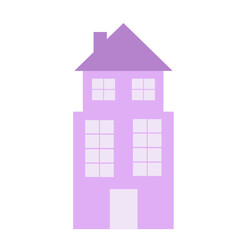 Pastel Urban Buildings in Flat Kawaii Style for Cute Cityscape and Map Design