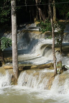 Tat Sae Waterfalls, Luangprabang, Laos