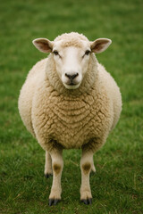 Fototapeta premium sheep in a field