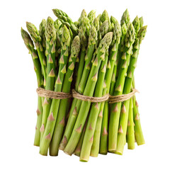 asparagus vegetable isolated on white background