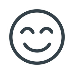 Fototapeta premium A friendly and appealing single icon vector symbolizing a happy customer, perfect for feedback forms, testimonials, loyalty programs, and digital marketing. This design works well across web, mobile. 