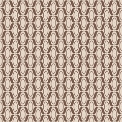 Seamless pattern, featuring an abstract ellipse and a floral vintage swirl, designed for textiles, wallpaper, or decorative backdrops