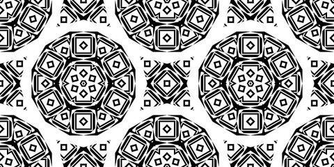 Seamless Transparent Art Deco Geometric Pattern for Background Layout Template