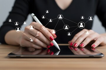 Digital Networking and Team Collaboration in Virtual Systems. Generated AI