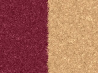 Fototapeta premium Abstract textured background with a split design featuring maroon and beige tones; perfect for website headers, social media, or print projects.