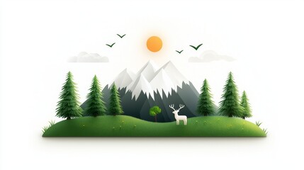 A colorful infographic about protecting nature