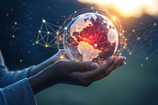 AI image creation technology. Man use AI software on a laptop to generate images, showcasing a futuristic user interface. screen with visual prompt. Image generated by artificial intelligence. photo,
