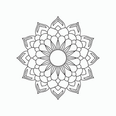 Intricate Heart Mandala Illustration
