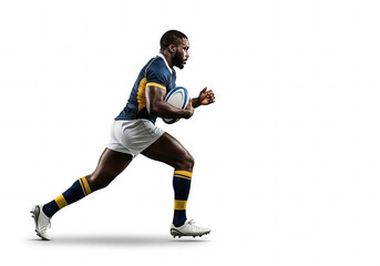 Obraz premium Power in Motion Side Sprint by Rugby Pro