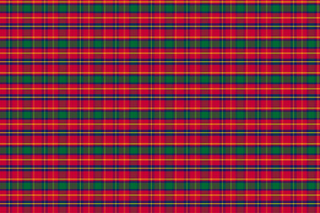 Royal Stewart Tartan Check Pattern Red Blue Green Yellow