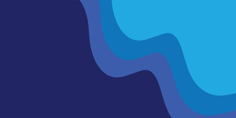 Modern wave layered vector background illustration