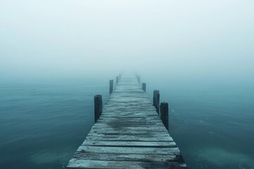 Obraz premium pier on the sea