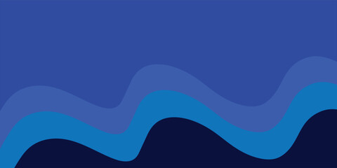 Modern wave layered vector background illustration