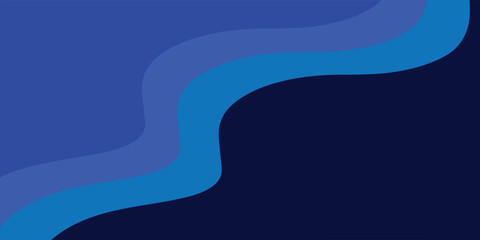 Modern wave layered vector background illustration