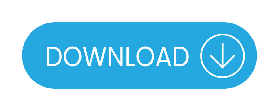 download button icon - Blue with arrow for apps and websites