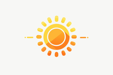 sunray glowing loading icon circular motion