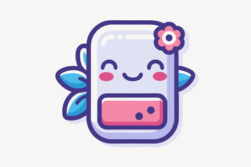 cute mobile phone wifi signal sticker  