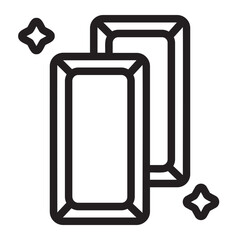 gold ingot gradient icon