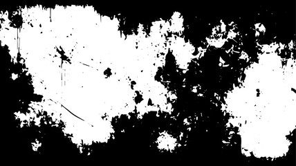 Obraz premium Grunge Texture Background with Ink Splatter and Distressed Edges for Photo Masking and Overlay Design