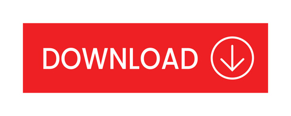 download button icon - Red with arrow for apps and websites