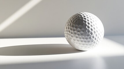 golf ball on white background