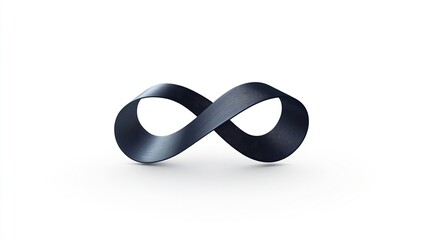 Infinity Sign Logo Design White Background