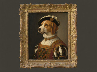 &nbsp;dog, art, renaissance, portrait