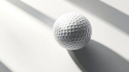 golf ball on white background