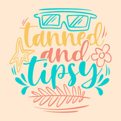Summer typography quotes, Summer lettering poster design, Vintage summer graphic with script text