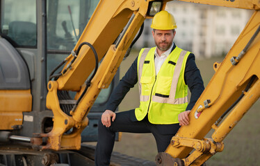 Investor civil engineer, construction manager or supervisor at a construction.