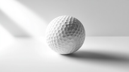 golf ball on white background