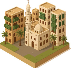 Al-Balad historical district in Jeddah