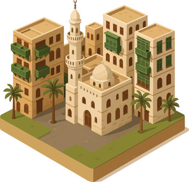 Al-Balad historical district in Jeddah