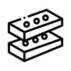 brick line icon