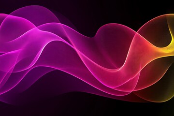 Abstract flowing wave background with vibrant gradient colors in a dynamic design