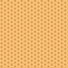 Fototapeta premium Modern simple geometric linear outline drawing Delicate light wallpaper Decorative lattice Warm autumn colors