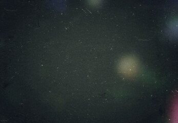 Grainy warm light leaks dust scratches photo overlay effect, film grain texture with heavy noise, camera lens focus flare effect, dusty dirty grunge texture background with digital noise.