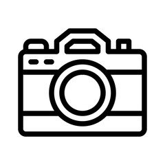 camera line icon