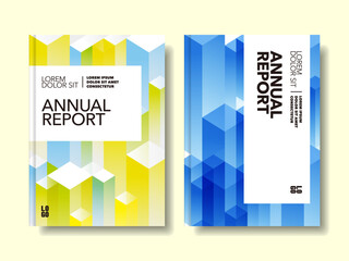 기하학적이고 모던한 표지 디자인, 브로셔 연차보고서 리플렛 전단지 프레젠테이션 - Modern cover design for brochures, annual reports, flyers, and business presentations
