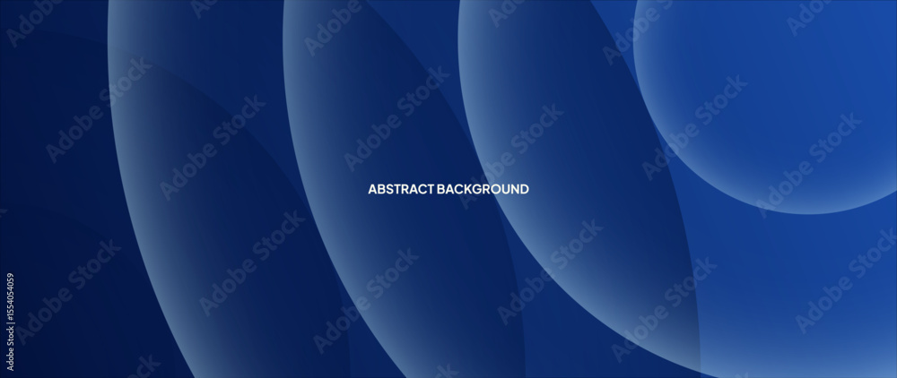 Poster blue abstract background with 3d abstract geometry objects. vector template for digital lux business