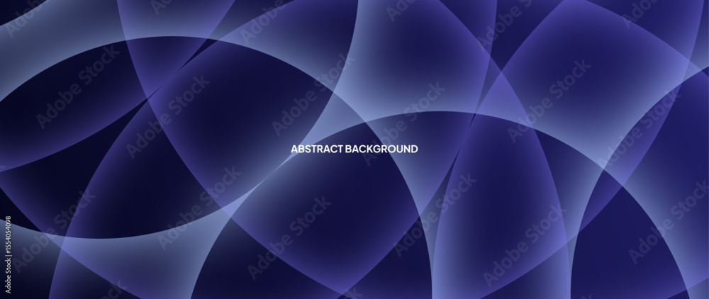Poster An abstract background with overlapping and randomly arranged curved patterns with graduating colors that create a transparent impression.