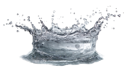Water splash, crown-like form