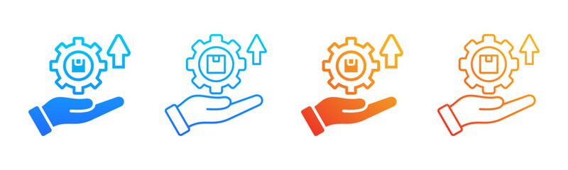 Product Development icon sheet multiple style collection