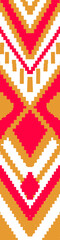 Obraz premium pattern batik flower damask ethnic boho ikat texture tribal geometric background