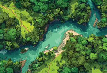 landscape vector art