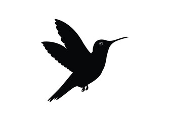 Hummingbird logo isolated background illustration vector