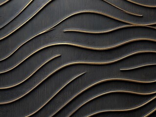 Obraz premium Ebony Flow